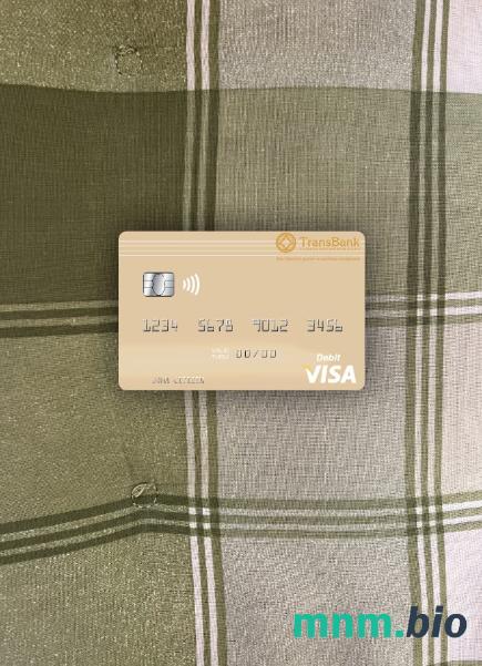 Mongolia Transbank of Mongolia visa obciążyć card wygląd fotograficzny skan PSD + zdjęcie
